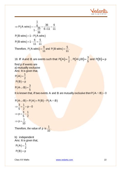 Important questions and answers of CBSE class 12 Maths