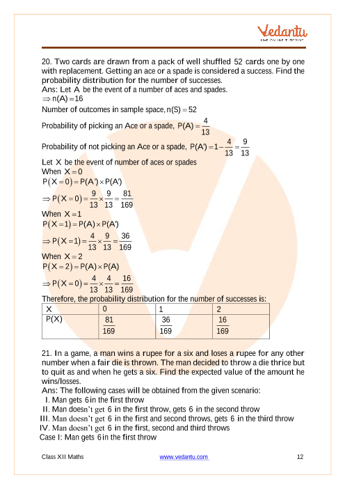 Important questions and answers of CBSE class 12 Maths