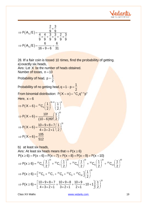 Important questions and answers of CBSE class 12 Maths