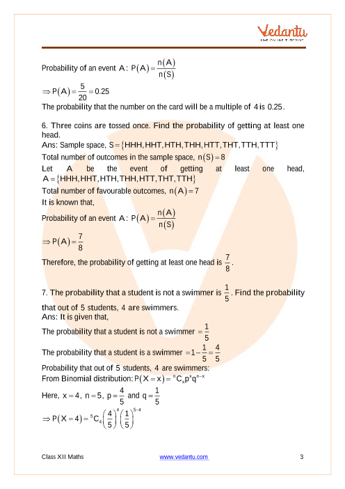 Important questions and answers of CBSE class 12 Maths