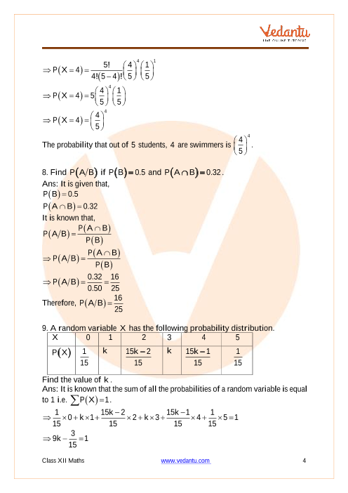 Important questions and answers of CBSE class 12 Maths