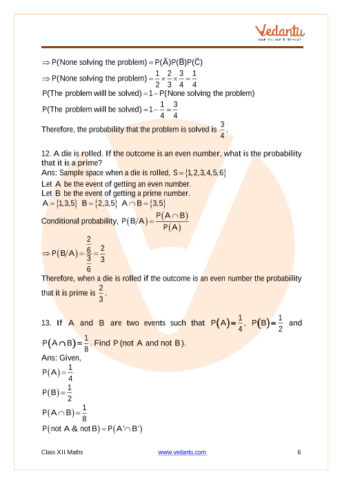 Important questions and answers of CBSE class 12 Maths