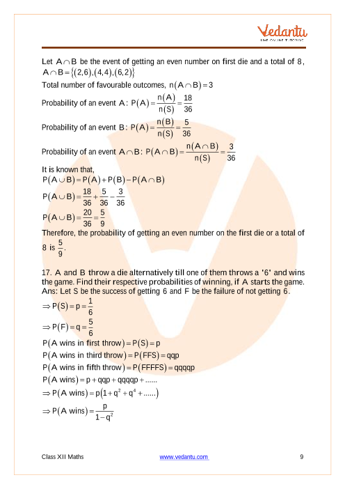 Important questions and answers of CBSE class 12 Maths