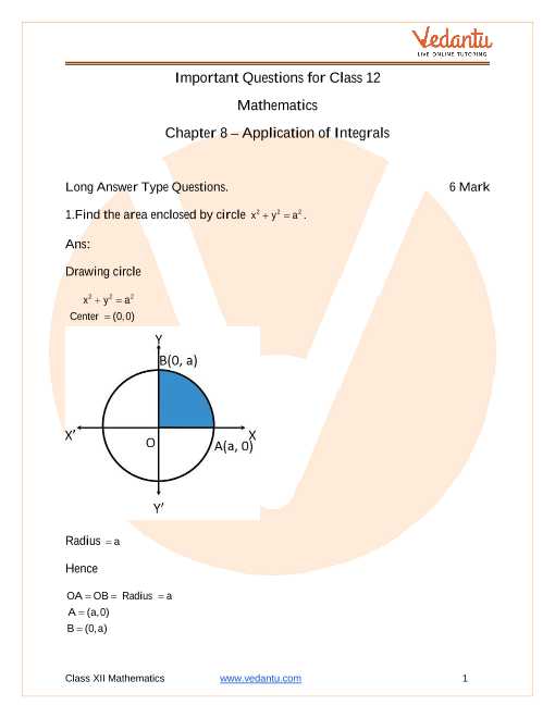 Important questions and answers of CBSE class 12 Maths