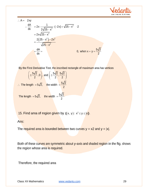 Important questions and answers of CBSE class 12 Maths