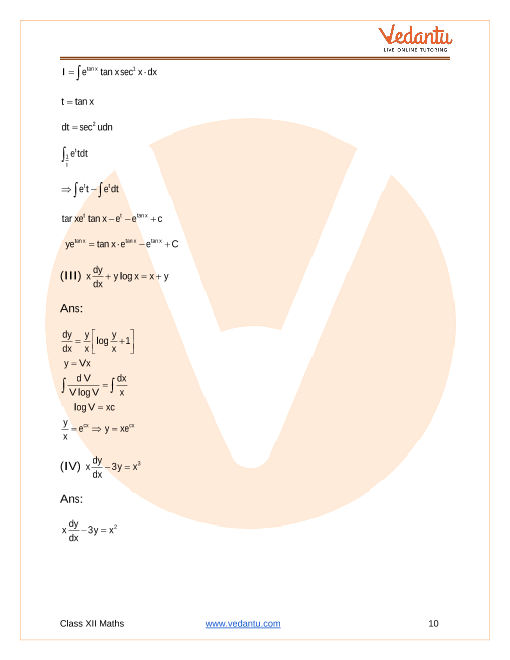 Important questions and answers of CBSE class 12 Maths