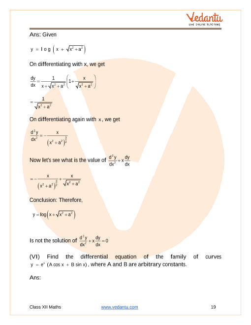 Important questions and answers of CBSE class 12 Maths