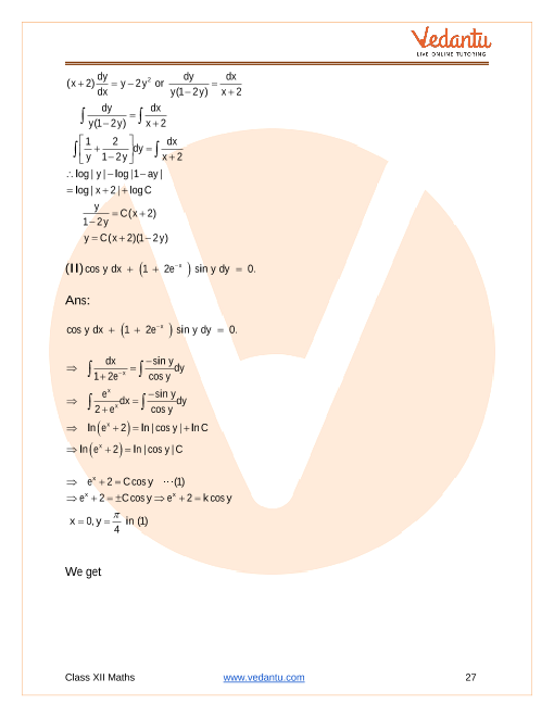 Important questions and answers of CBSE class 12 Maths