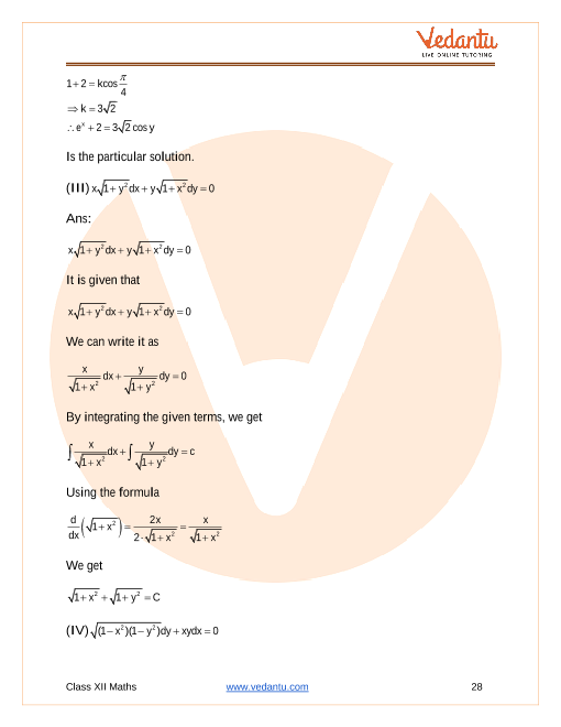 Important questions and answers of CBSE class 12 Maths