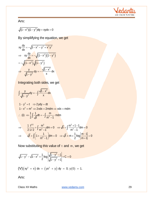 Important questions and answers of CBSE class 12 Maths