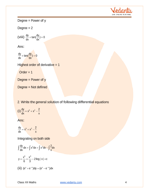 Important questions and answers of CBSE class 12 Maths