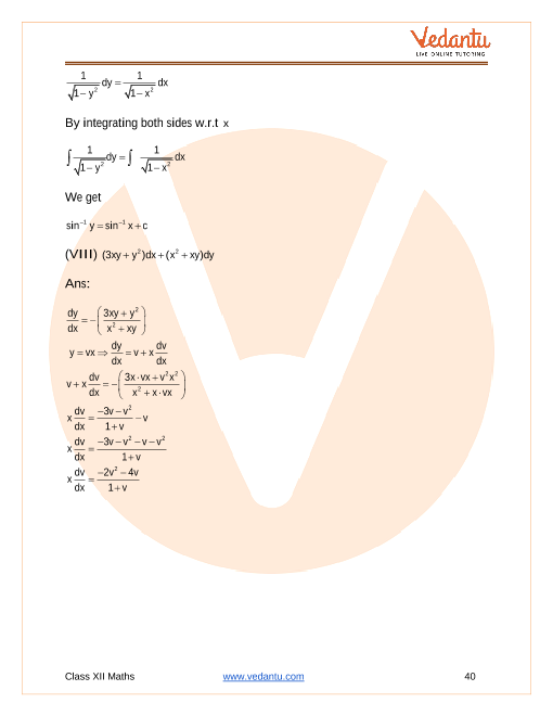 Important questions and answers of CBSE class 12 Maths