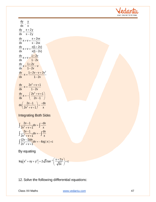 Important questions and answers of CBSE class 12 Maths