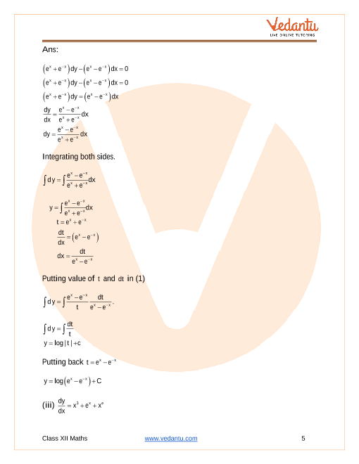 Important questions and answers of CBSE class 12 Maths