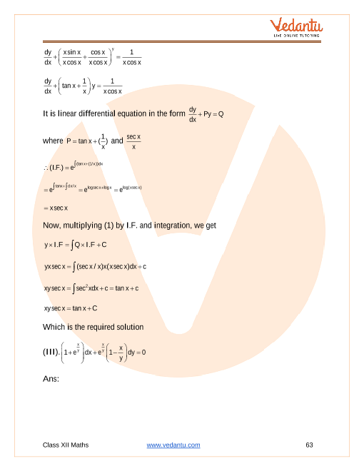 Important questions and answers of CBSE class 12 Maths