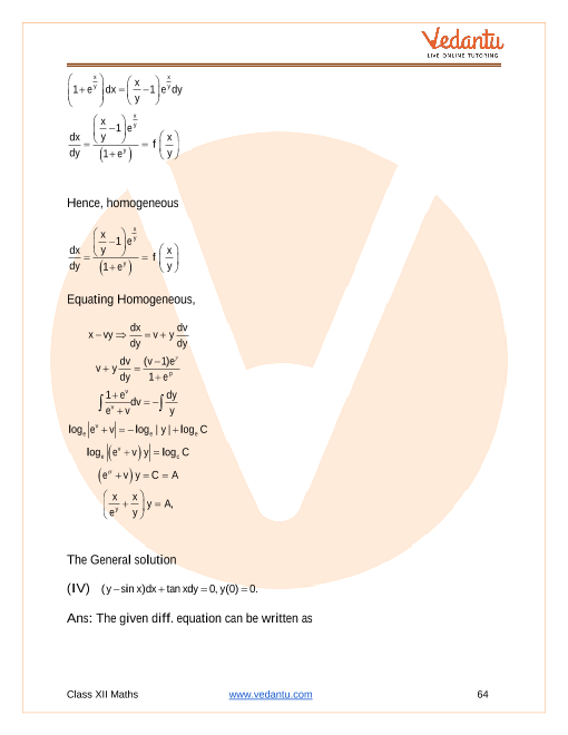 Important questions and answers of CBSE class 12 Maths