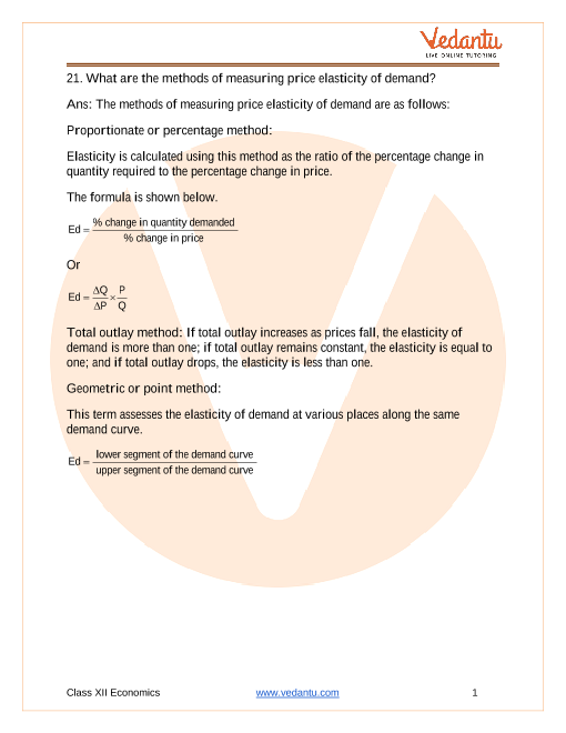 Important questions and answers of CBSE class 12 Economics