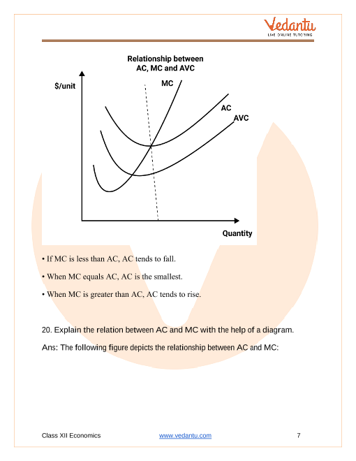 Important questions and answers of CBSE class 12 Economics