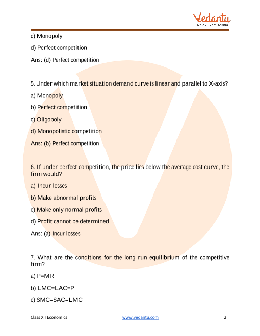 Important questions and answers of CBSE class 12 Economics