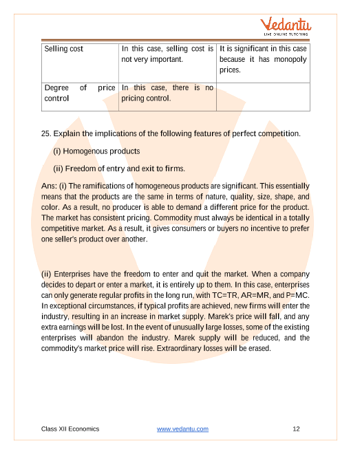 Important questions and answers of CBSE class 12 Economics