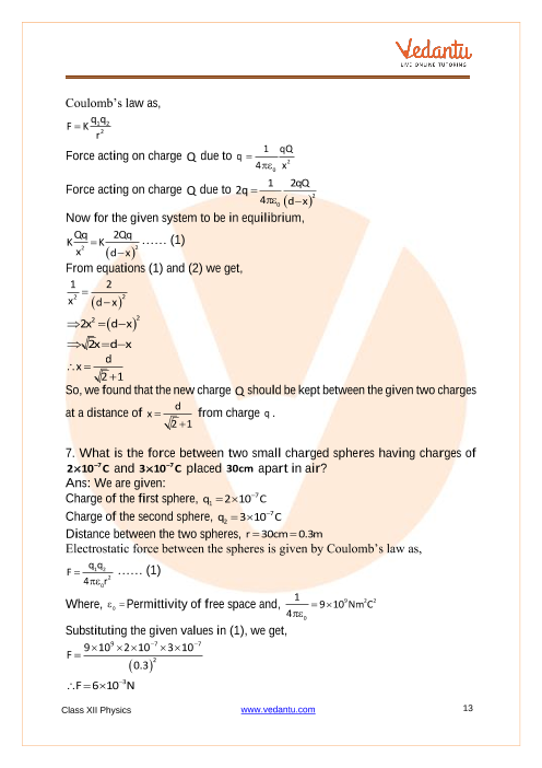 Important questions and answers of CBSE class 12 Physics