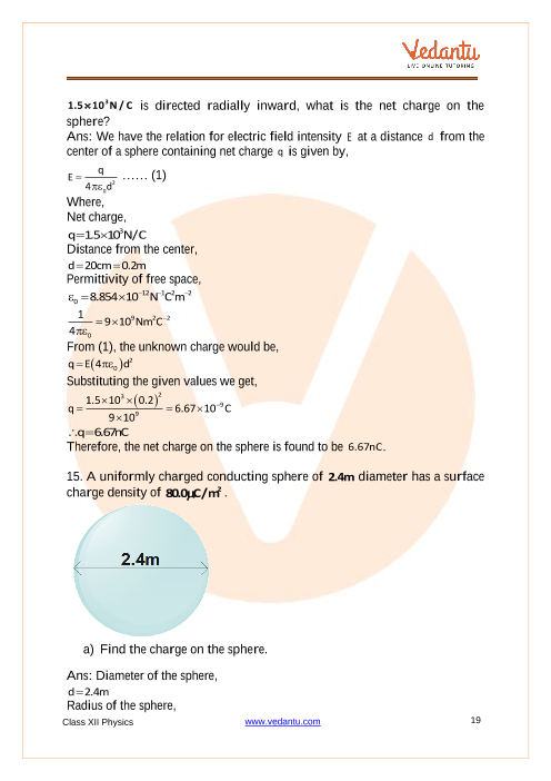 Important questions and answers of CBSE class 12 Physics