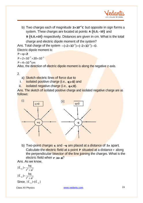 Important questions and answers of CBSE class 12 Physics