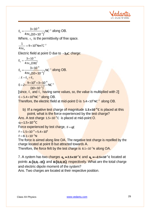 Important questions and answers of CBSE class 12 Physics