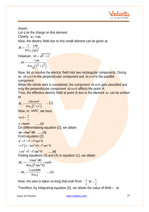 Important questions and answers of CBSE class 12 Physics