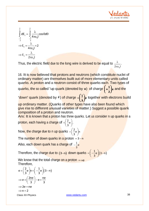 Important questions and answers of CBSE class 12 Physics