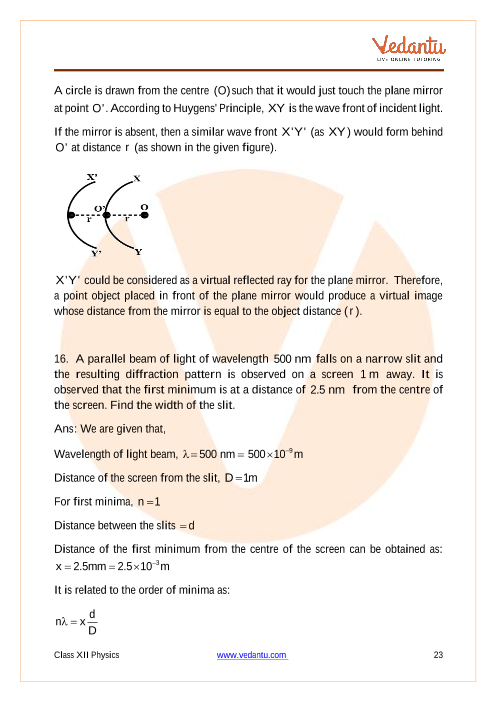 Important questions and answers of CBSE class 12 Physics