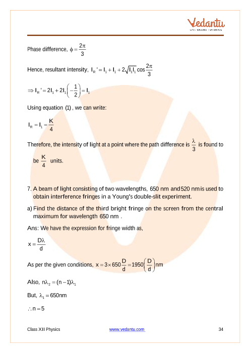 Important questions and answers of CBSE class 12 Physics