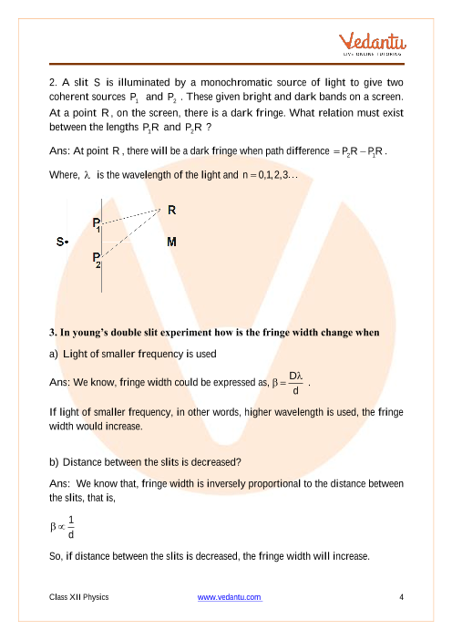 Important questions and answers of CBSE class 12 Physics