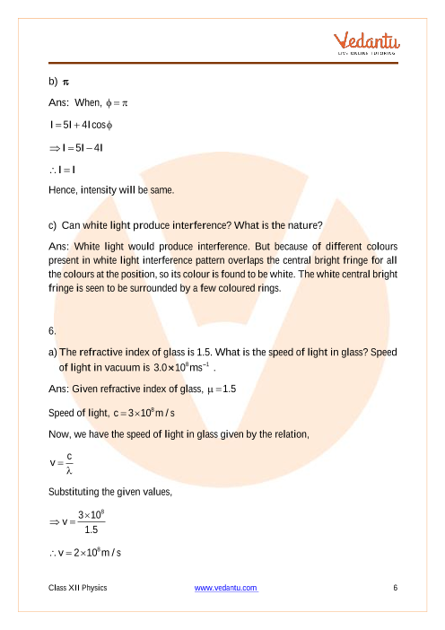 Important questions and answers of CBSE class 12 Physics