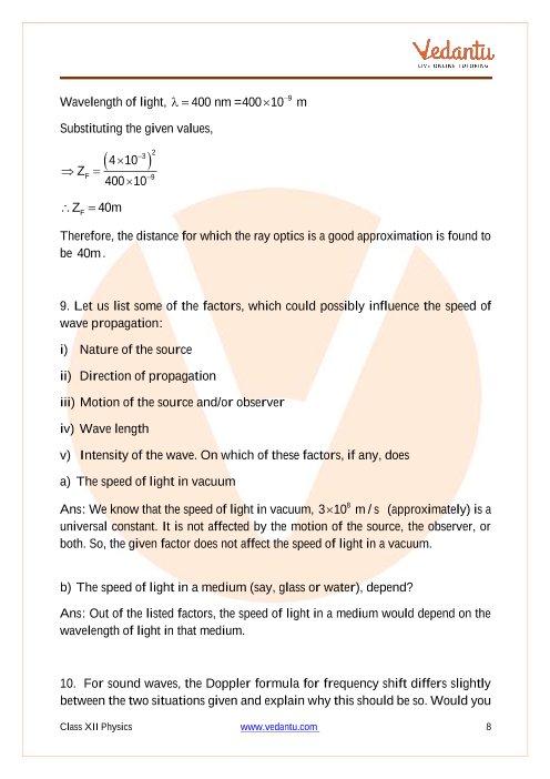 Important questions and answers of CBSE class 12 Physics