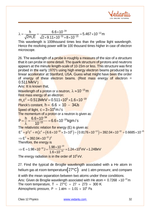 Important questions and answers of CBSE class 12 Physics