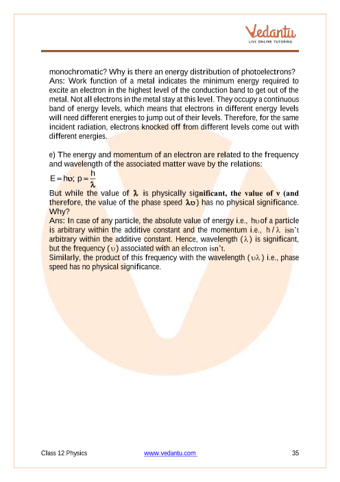 Important questions and answers of CBSE class 12 Physics