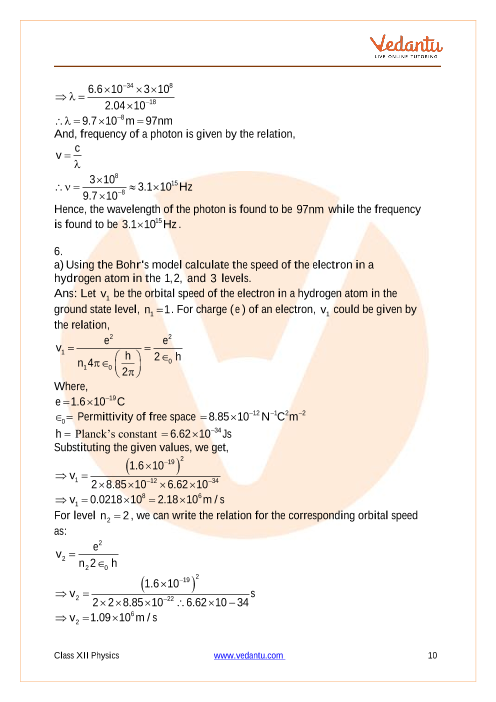 Important questions and answers of CBSE class 12 Physics