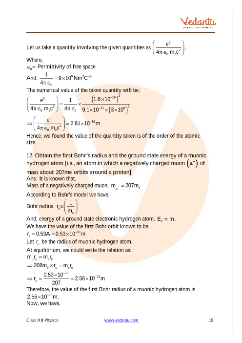 Important questions and answers of CBSE class 12 Physics