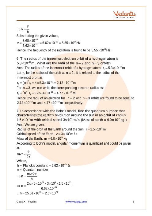 Important questions and answers of CBSE class 12 Physics