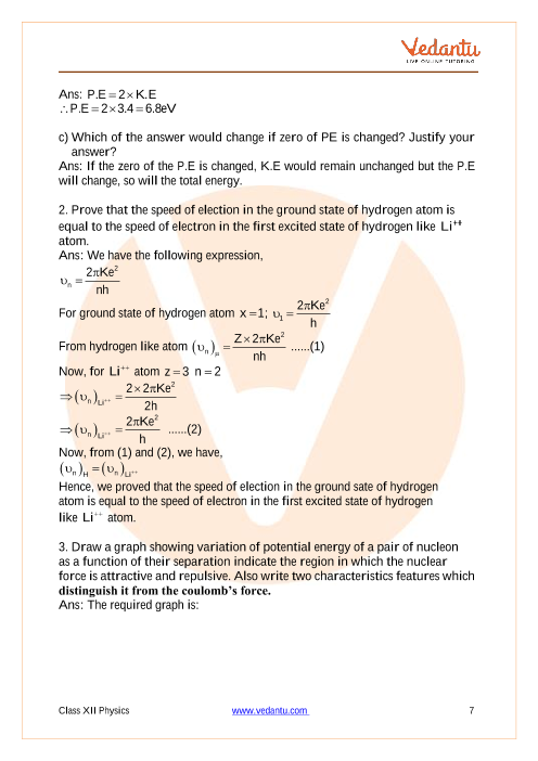 Important questions and answers of CBSE class 12 Physics