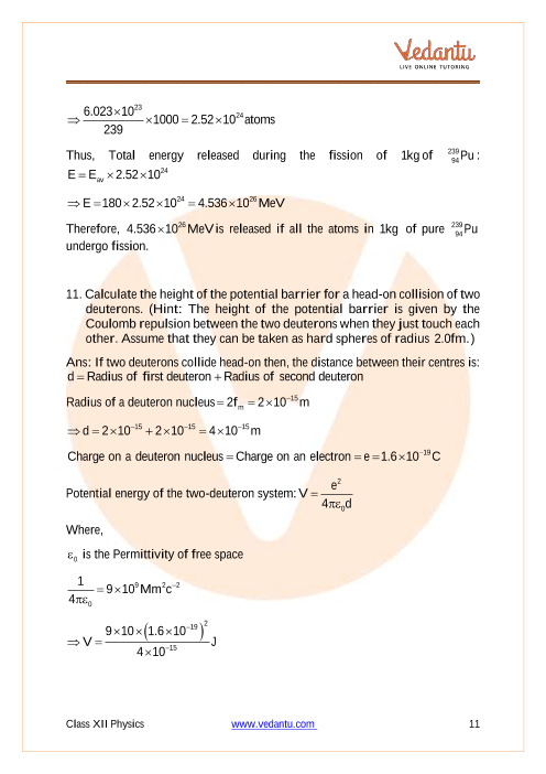 Important questions and answers of CBSE class 12 Physics