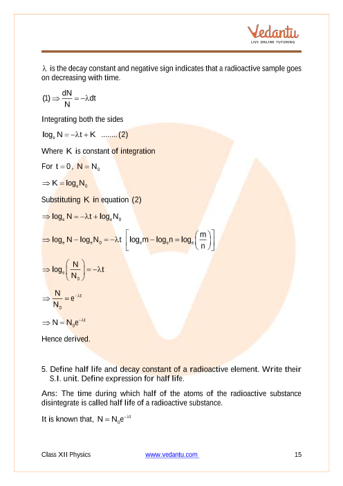 Important questions and answers of CBSE class 12 Physics