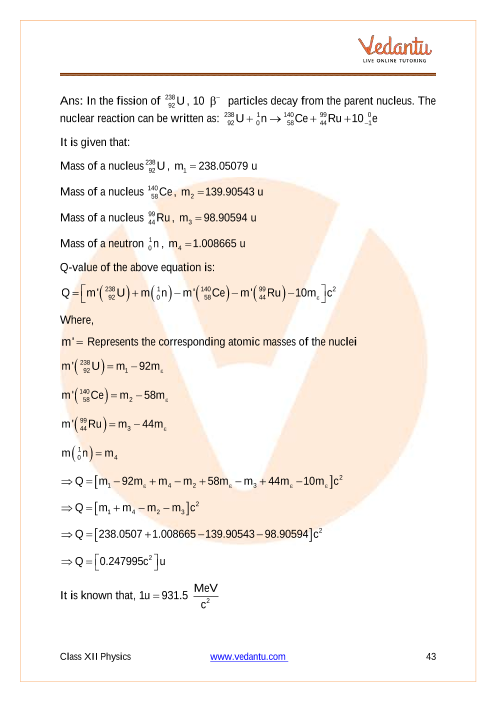 Important questions and answers of CBSE class 12 Physics