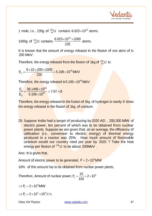 Important questions and answers of CBSE class 12 Physics