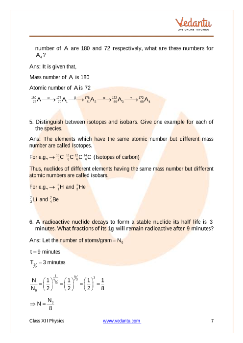 Important questions and answers of CBSE class 12 Physics