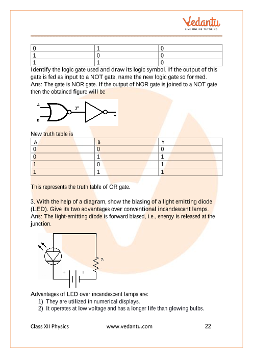 Important questions and answers of CBSE class 12 Physics