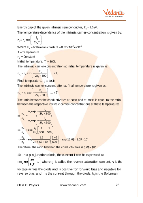 Important questions and answers of CBSE class 12 Physics