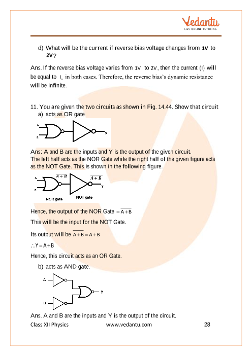 Important questions and answers of CBSE class 12 Physics