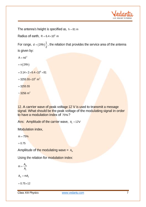 Important questions and answers of CBSE class 12 Physics